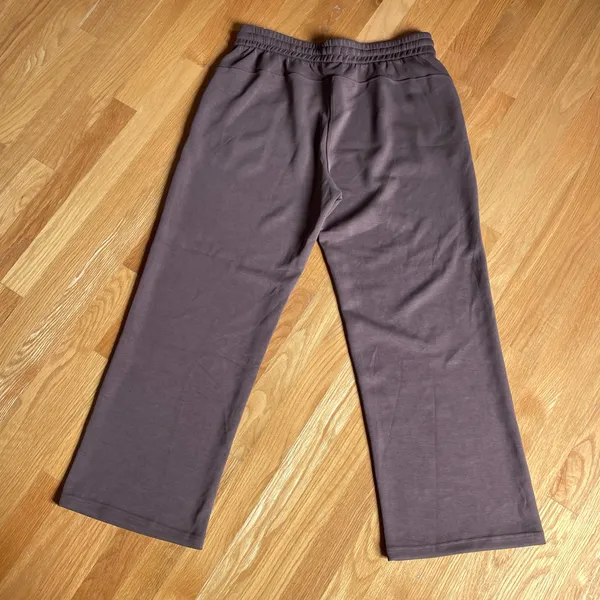 Colorfulkoala Velvra Modal Lounge Pants XL Brown Plum Wide Leg Drawstring NWT - Image 4