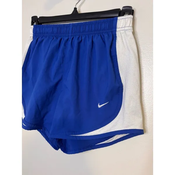 Nike Dri-Fit Royal Blue and White Athletic Shorts Size XS - Image 3