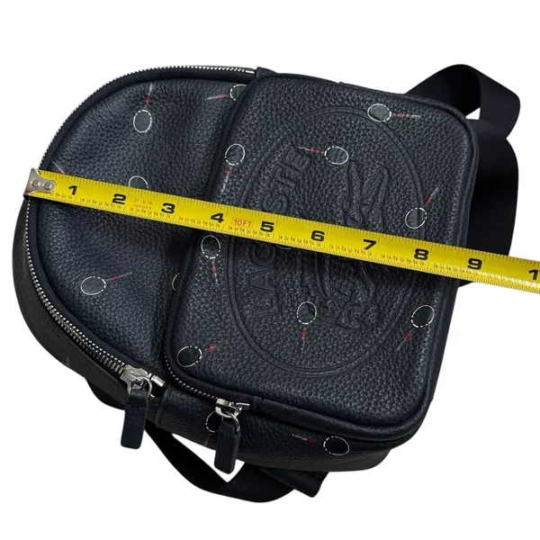 NWOT Lacoste Croco Crew Raquet Print Small Grain Leather‎ Backpack Exclusive - Image 7