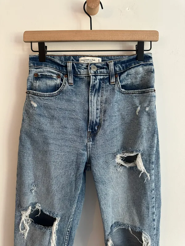 Ankle Straight Ultra High Rise Jean - Image 3