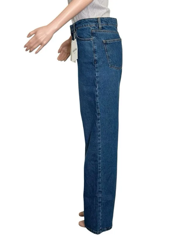 SÉZANE The Wide Leg Pants, Deep Blue, FR38/US6 - Image 5