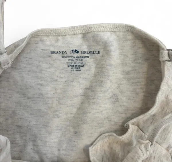 Gray Tank Top Brandy Melville  - Image 2