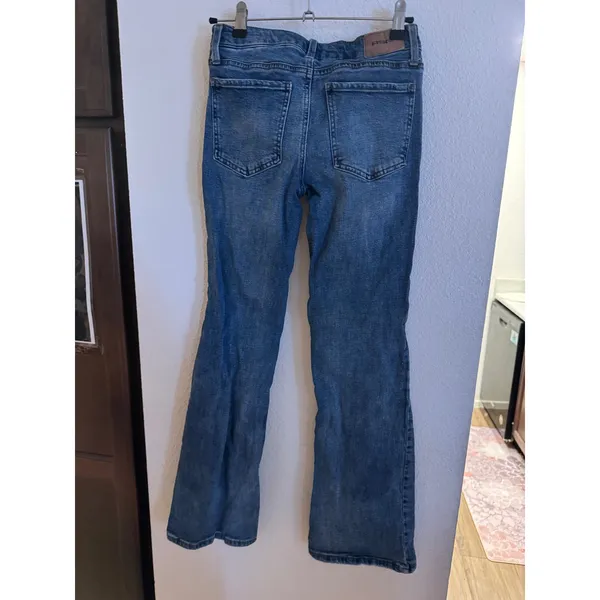 RSQ Womens Low Rise Flare Jeans Size 25 Medium Wash Denim Blue Pants - Image 4