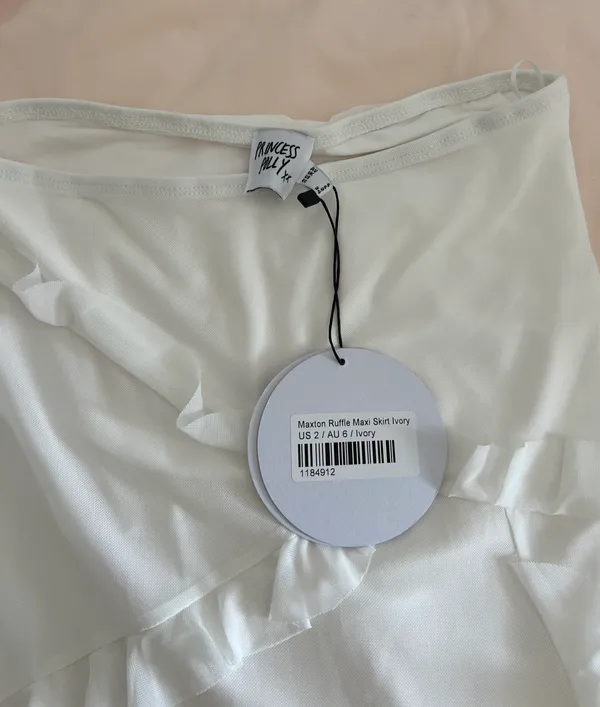 Princess Polly White Ruffle Skirt - Image 11