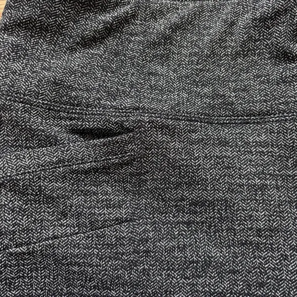 Athleta Herringbone Metro‎ High Rise Legging Size XL Pockets Black Tights 73371 - Image 11