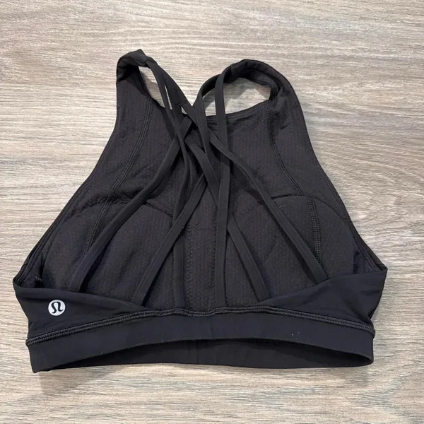 Lululemon Free To Be Serene High Neck Bra Black - Image 5