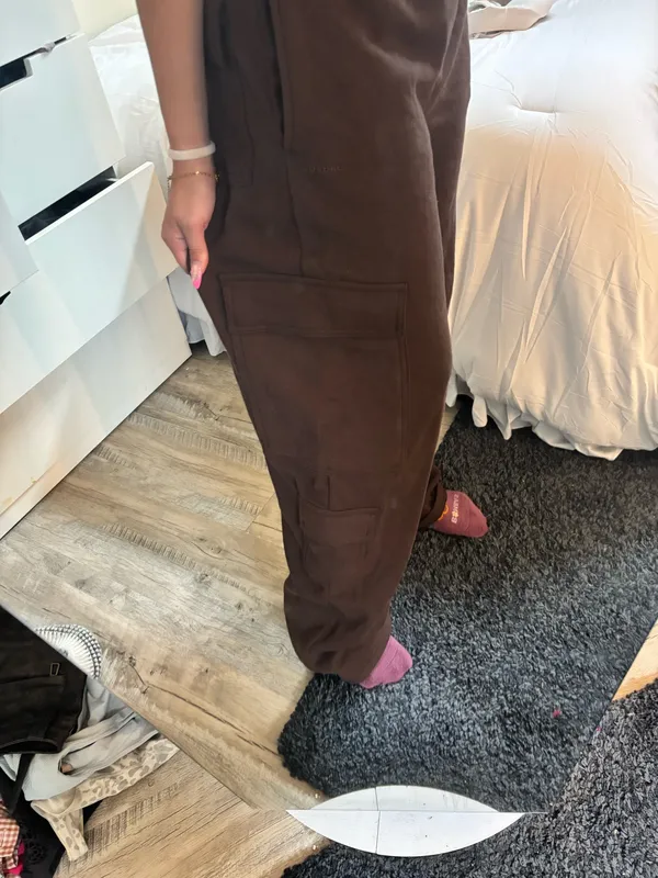 Garage Brown Cargo Jogger Pants - Women's - Image 4