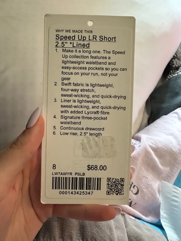 NWT Lululemon Speed Up Shorts - Image 8
