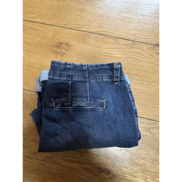 Lee Denim Jean Shorts Women Size 8 Medium Rolled Bottom Country Cowgirl Classic - Image 10