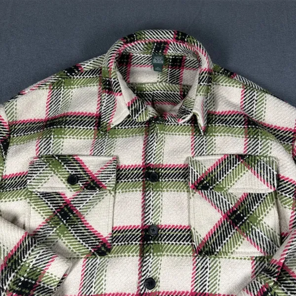 Wild Fable Womens Medium Oversized Wool‎ Blend Button Front Shacket Shirt Jacket - Image 3