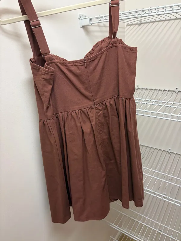 Brown Princess Polly Mini Dress - Image 2
