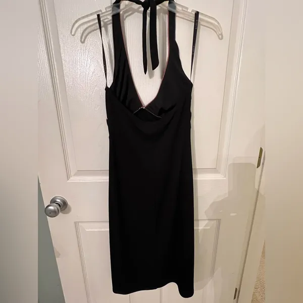 B. Darlin Black Cocktail Dress. Halter Style. - Image 4