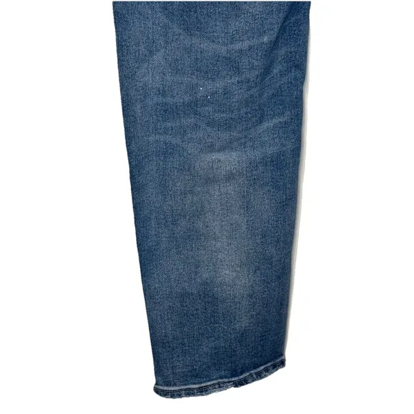 Risen Women's Jeans Distressed Sierra Mid-Rise Tapered Leg Denim‎ RDP5269 13/31 - Image 8