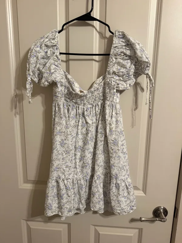 Olivaceous Floral Babydoll Dress - Image 4