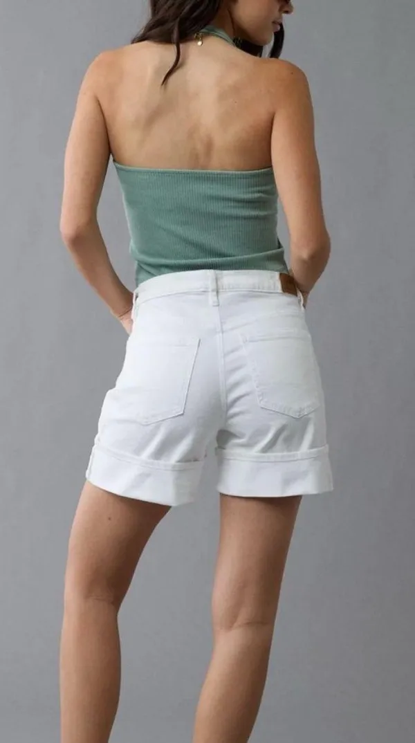 American Eagle Ripped Halter Top - Image 2