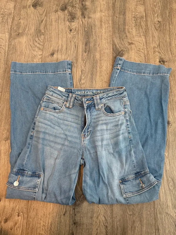 American Eagle Baggy Wide-Leg Jeans - Image 2