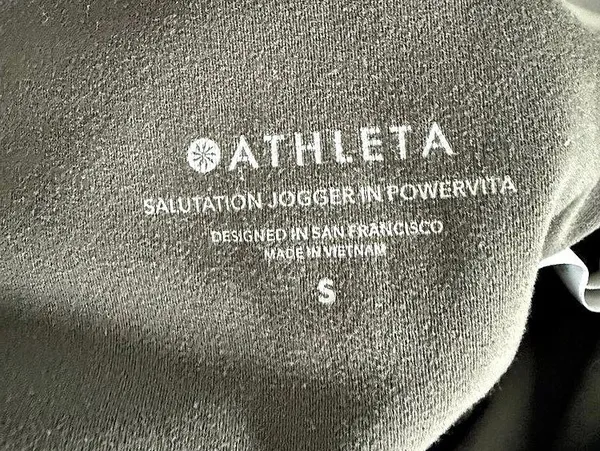 Athleta Salutation Jogger in Powervita Grayish Green Size Small - Image 5