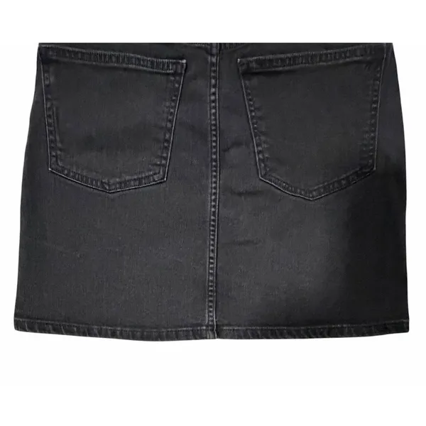 Madewell Denim A-line Mini Skirt Black Women's‎ Size 25 - Image 6