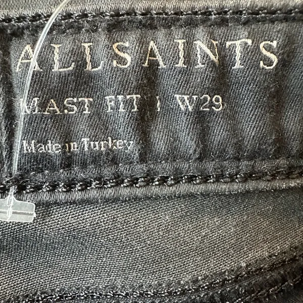 ALLSAINTS Mast Laquer jeans. Size 29 Inseam 29 - Image 5