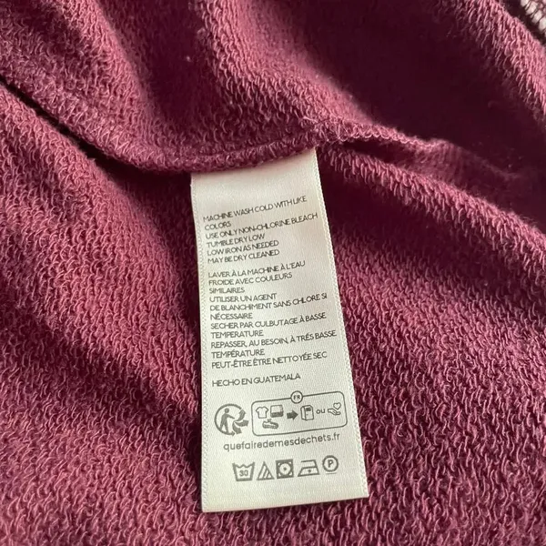 We the Free Sweatshirt Classic Crew Colorblock Size Small NEW - Image 9