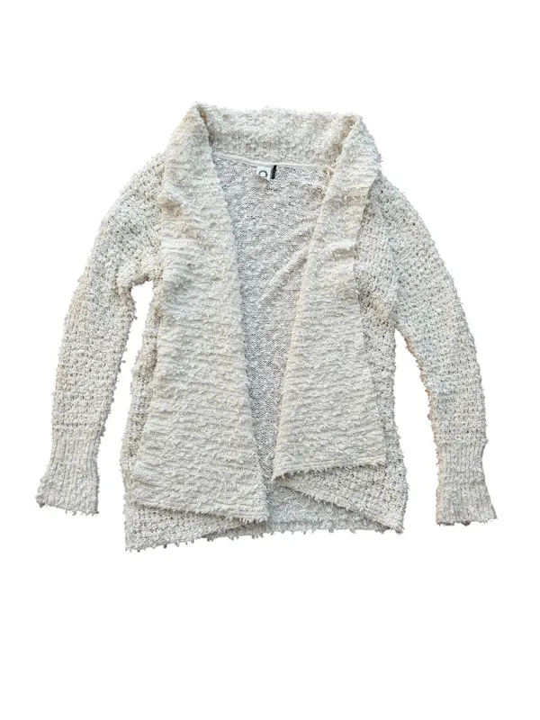 Akemi + Kin Anthropologie Cozy Open-Front Cream Women's Cardigan Sweater Size M - Image 3