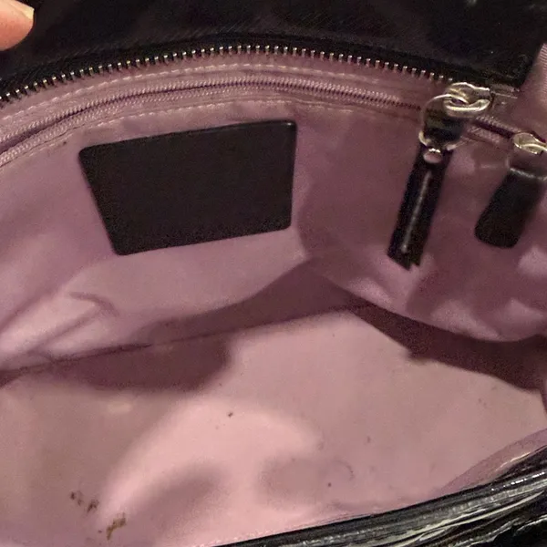 Coach Black Patent Leather Shoulder Bag - Image 8
