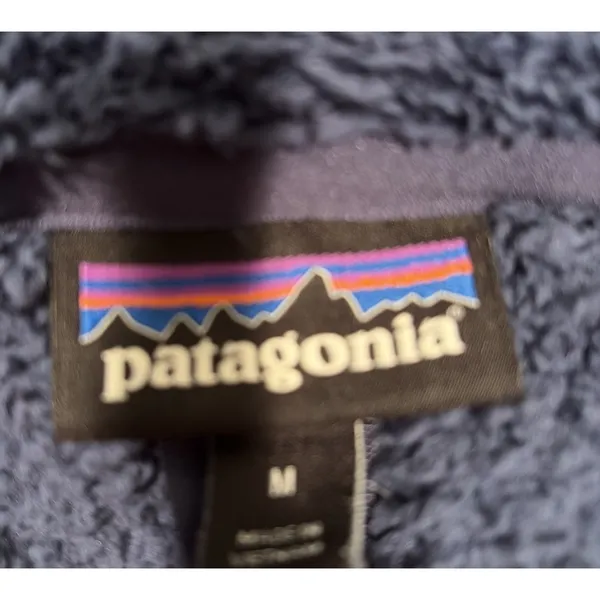 Patagonia Los Gatos 1/4 Zip Fleece Pullover Jacket Navy Blue 25890 Women Medium - Image 9