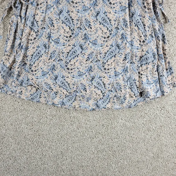 Don't Ask Why Tank Top Womens S Paisley Side Tied Closure Boat Neck Sleeveless‎ - Image 6