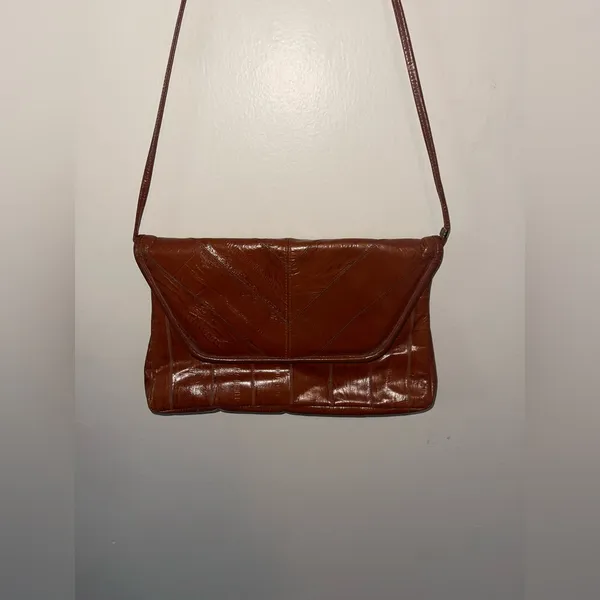 Elegant Vintage Brown Faux Leather Women's Purse - Unbranded - Image 3