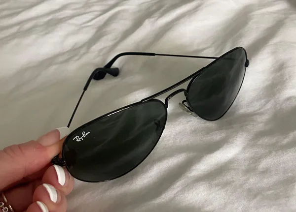 Ray-Ban “Aviator Total Black” Sunglasses - Image 3