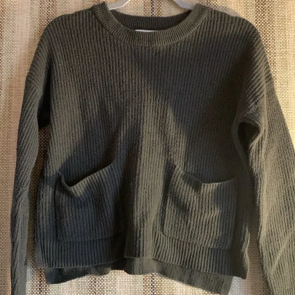 Madewell Sweater Green Womens Size XS Winter Clothing Pullover Shirt Fall Indie - Image 2