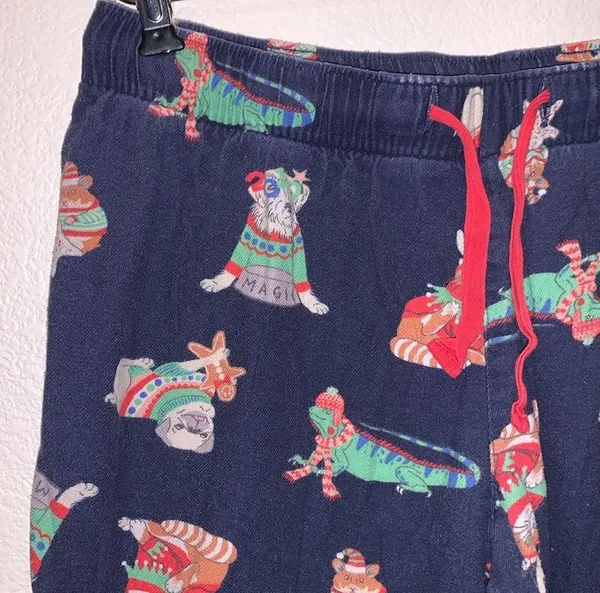 Old Navy blue animal print pajama pants - Image 4