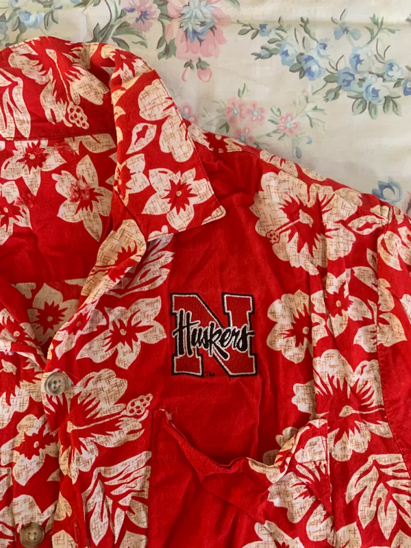 Nebraska Button Up Red - Image 2