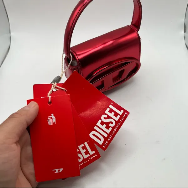 NWT Diesel 1dr Xs red purse RARE SOLD OUT mini - Image 6