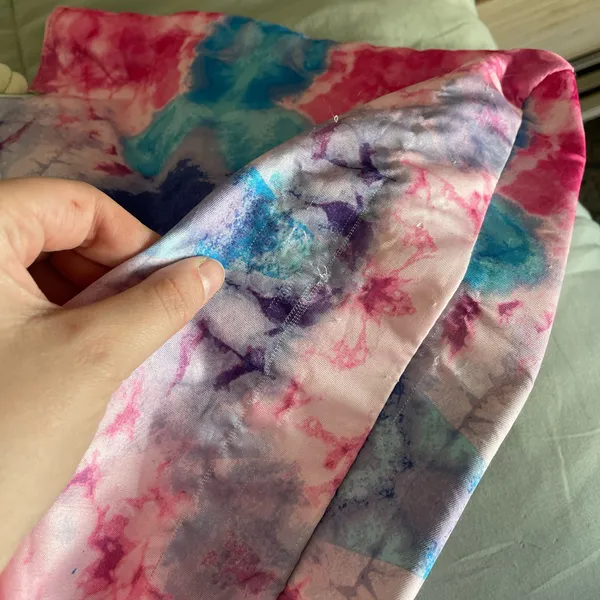 Pink, Purple, and Blue Tie Dye Tote - Image 4