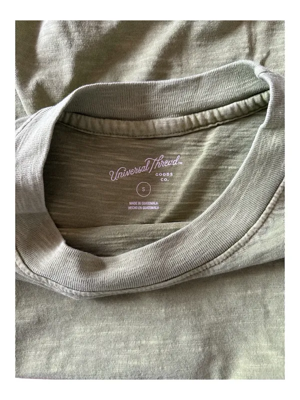 Universal Threads Olive Crop Crew Tee - Image 4