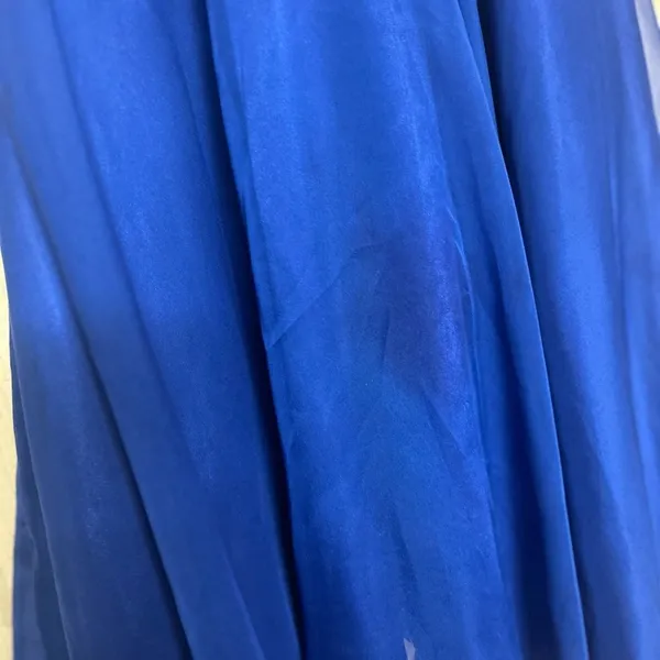 Anny Lee Blue Strapless Rhinestone Skater Dress XS Prom Homecoming Party Dress - Image 7