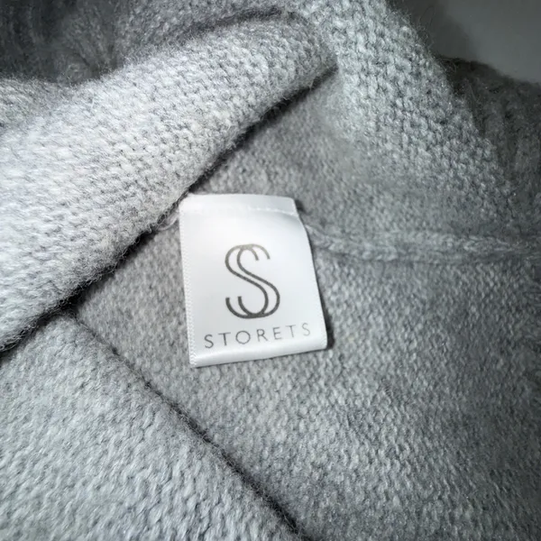 Storets Lyla Oversized Knit Vest Gray Women S/M Made In‎ Korea - Image 6