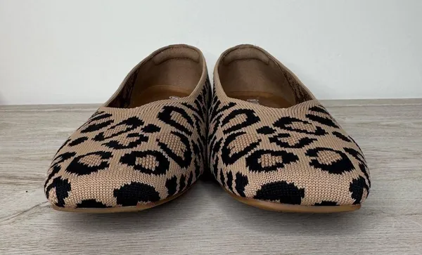 Vivaia Square-Toe V-Cut Flats Margot 2.0 Leopard Print size 40.5 - Image 5