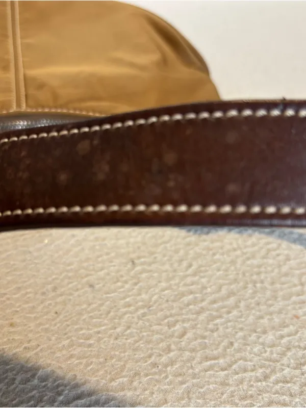 Dooney & Bourke Wayfarer Brown Canvas Nylon Hobo Shoulder Bag - Image 6