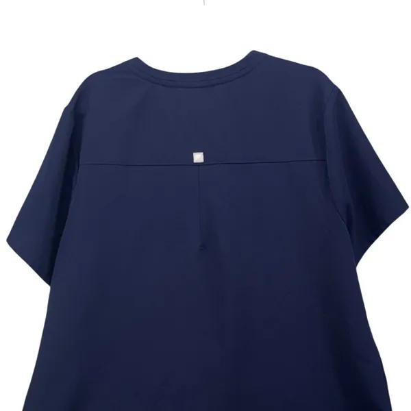 Fabletics Womens Scrub Top Size 2x Performance Navy Medical Nurse Doctor - Image 4