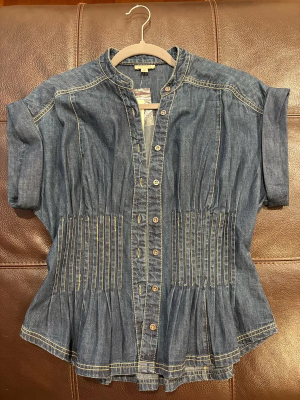 Pilcro Anthropologie denim top NWT - Image 2