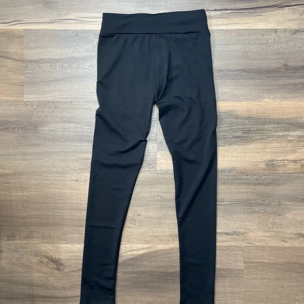 POP Fit Women’s Black High Waisted Mesh Leggings Size Medium NWT - Image 14
