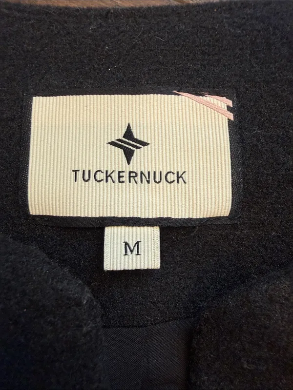 Tuckernuck Black Blair Bow Coat Dress Medium - C11-472 - Image 3