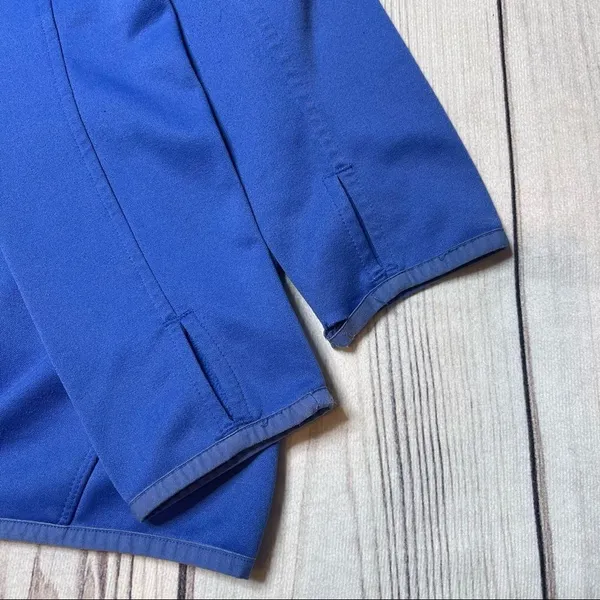 The‎ North Face Blue Logo Pullover Hoodie Sweatshirt Women’s Sz Medium Pocket - Image 7