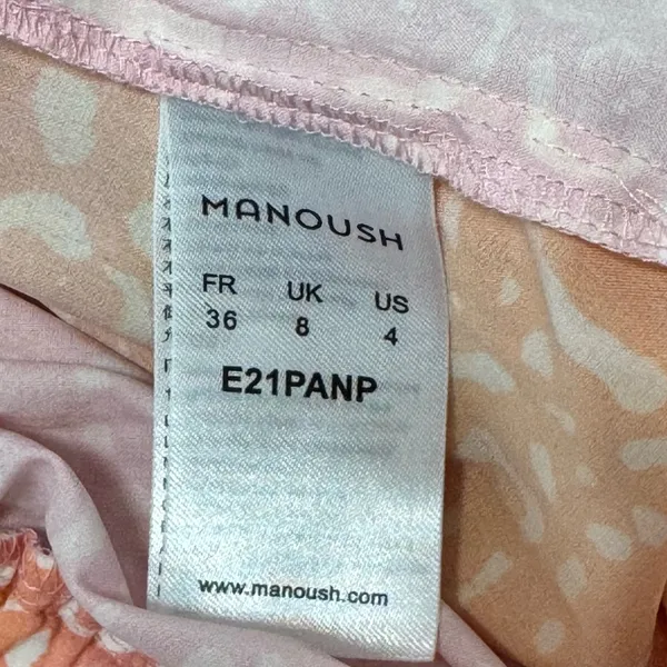 Manoush Ombré Animal Print Pleated High‎ Waist Lightweight Wide Leg Pants Sz 4 - Image 8