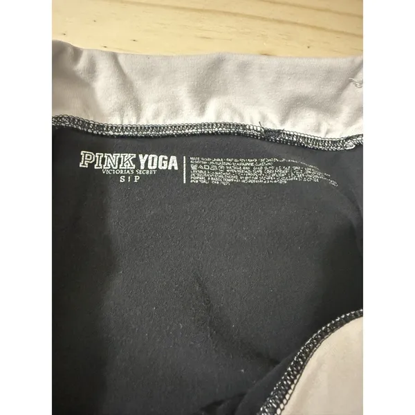 Victoria's Secret PINK Y2K Bling Yoga Leggings Sequin Foldover Waist 2000s S - Image 9