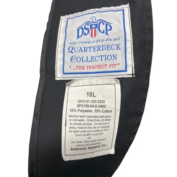 US Navy DCSP Quarterdeck Trench Coat‎ Womens 16L Black Removable Liner EUC - Image 8