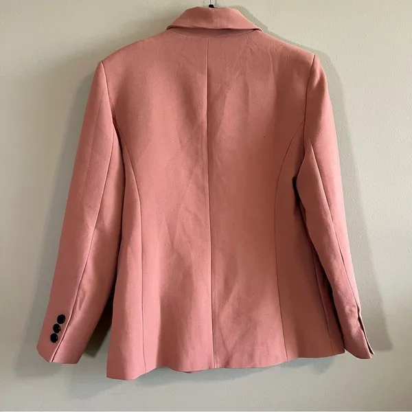 ✨ Deluc Women’s Salmon‎ Coral Sabrina Double Breasted Blazer Small NWT - Image 7