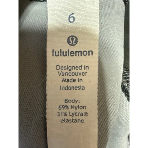 Lululemon Wunder Under Multicolor Running Yoga Athletic Leggings Pants Size 6 - Image 5